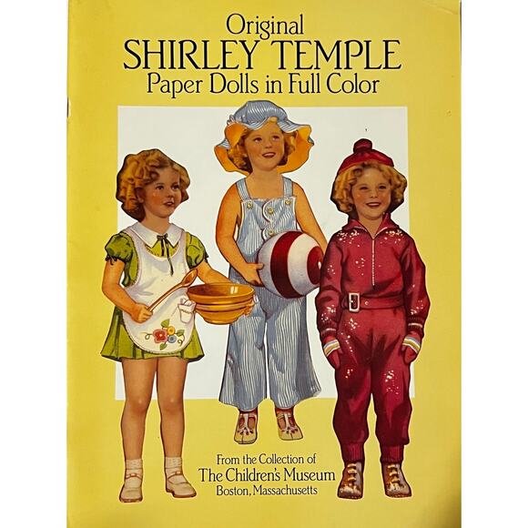 Original UNCUT Shirley Temple Full Color The Children's Museum 1988 - Picture 1 of 4